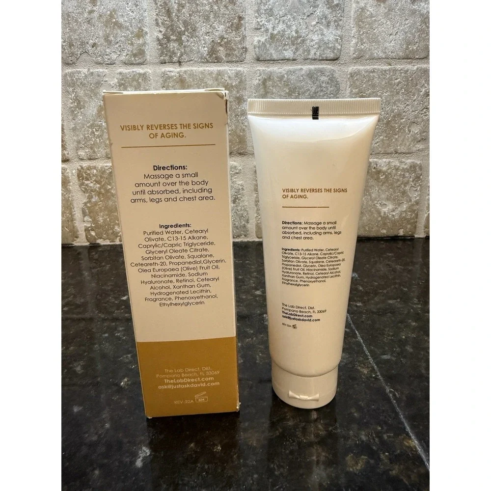 The Lab Direct Reversing Retinol Body Glow NEW 4 oz